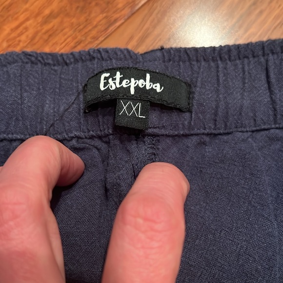 Draw string Linen pants for Men - Picture 3 of 8